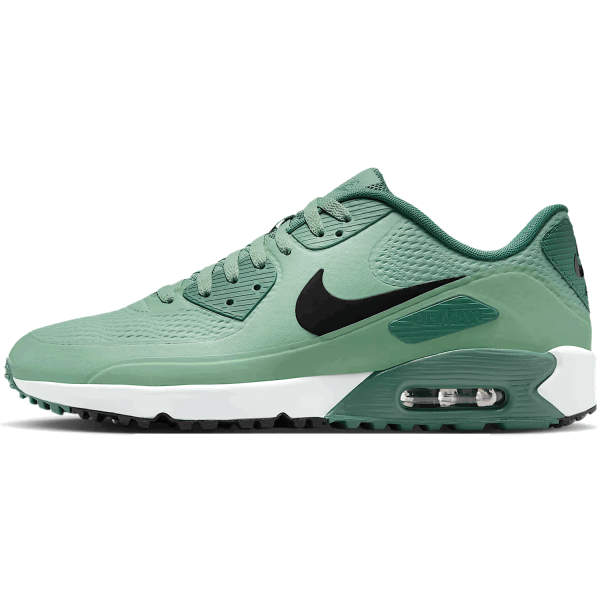 Nike Air Max 90 G Golf Shoes Silver Pine / Black / Bicoastal Size 5.5 UK