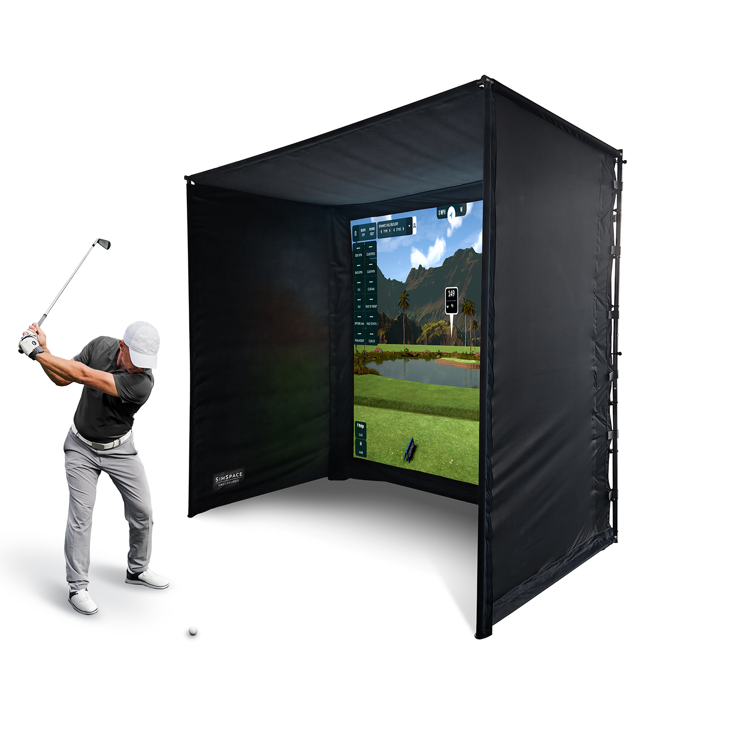 SimSpace Golf Simulator Enclosure – Best UK Price & Deals on BritGolf