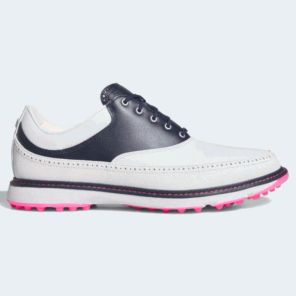adidas MC80 Golf Shoes White / Collegiate Navy / Lucid Pink Size Options